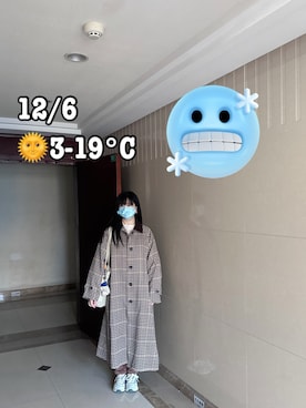 「classicalelf（クラシカルエルフ）のアイテム（スウェット）」を使った、ジェーン ちゃんさん（レディース・158cm）の冬コーディネート