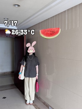 「Massimo Duttiのアイテム」を使った、ジェーン ちゃんさん（レディース・158cm）の夏コーディネート