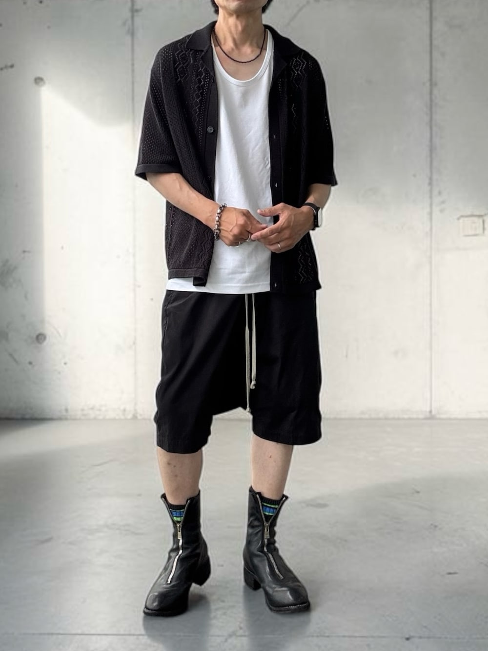 Rick Owens - サルエル ショートパンツ - men - コットン/ポリアミド