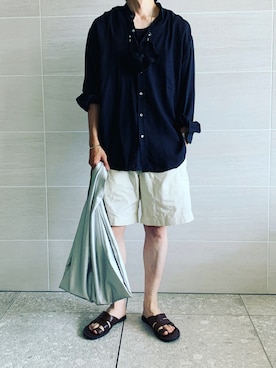 「UNIQLO U」｜hirotakaさん（メンズ・173cm）の夏コーディネート
