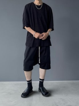 Rick Owens - サルエル ショートパンツ - men - コットン/ポリアミド