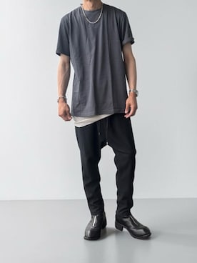 「GUIDI（グイディ）のアイテム」を使った、hirotakaさん（メンズ・173cm）の夏コーディネート