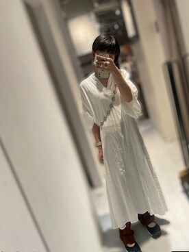 「Right-on（ライトオン）のアイテム（ワンピース/ドレス）」を使った、 NAさん（レディース・150cm）の夏コーディネート