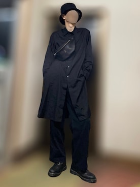 「s'yte（サイト）のアイテム（帽子）」を使った、yukihiroさん（メンズ・180cm）の秋コーディネート