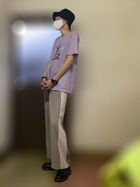 「s'yte（サイト）のアイテム（帽子）」を使った、yukihiroさん（メンズ・180cm）の夏コーディネート