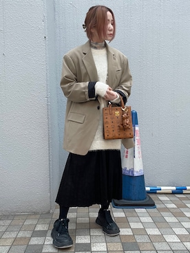 「MCM（エムシーエム）のアイテム」を使った、IZUHARA MAYUさん（レディース・155cm）の秋コーディネート