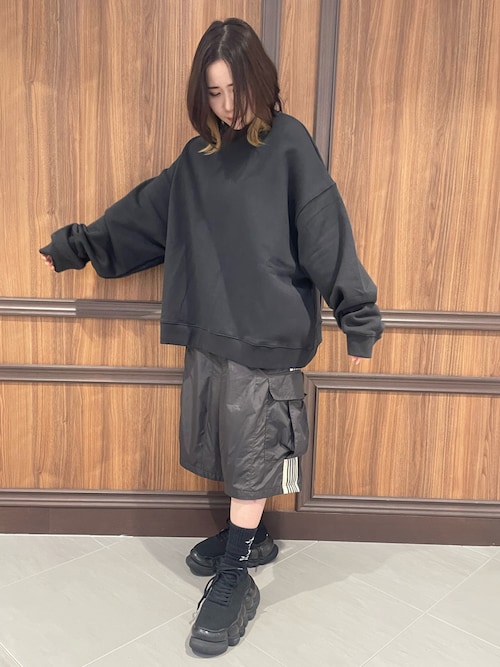 エルエイチピー（LHP）/WHITELAND／ホワイトランド／OVER SIZE CREW SWEAT セール】WHITELAND/ホワイトランド/OVER SIZE CREW SWEAT（スウェット