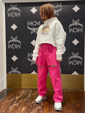 「L.H.P（エルエイチピー）のアイテム（トップス）」を使った、IZUHARA MAYUさん（レディース・155cm）の春コーディネート