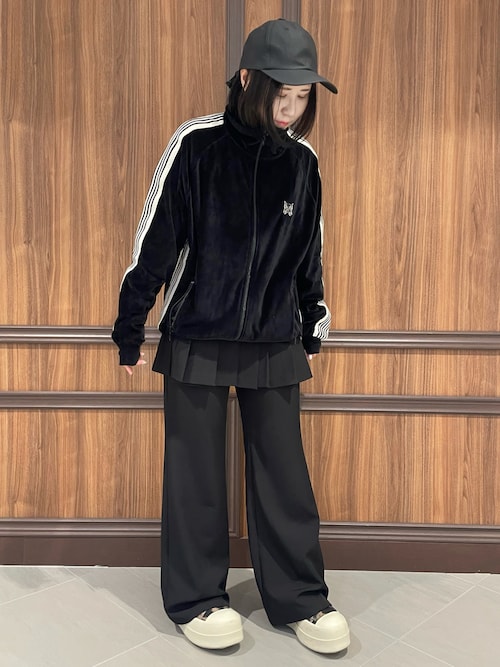 ニードルス ジャージ トップス L NEEDLES(ニードルズ)】ジャージ素材のジップフーディー