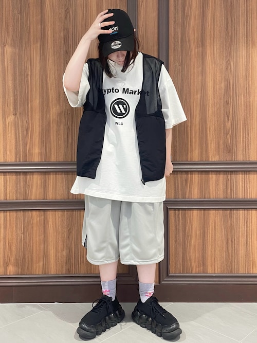 WHITELAND/ホワイトランド/CRYPTO MARKET TEE（Tシャツ