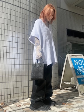 「MCM（エムシーエム）のアイテム」を使った、IZUHARA MAYUさん（レディース・155cm）の秋コーディネート