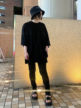 「A4A（エーフォーエー）のアイテム」を使った、IZUHARA MAYUさん（レディース・155cm）の夏コーディネート