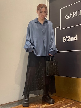 「MCM（エムシーエム）のアイテム」を使った、IZUHARA MAYUさん（レディース・155cm）の秋コーディネート