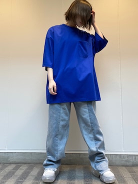 「A4A（エーフォーエー）のアイテム」を使った、IZUHARA MAYUさん（レディース・155cm）の夏コーディネート