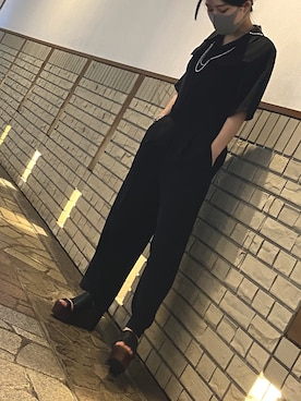 「Soierie（ソワリー）の【Soierie】Droplet necklace/ドロップレットネックレス/121-053（ネックレス）」を使った、リ– さん（レディース・155cm）の夏コーディネート
