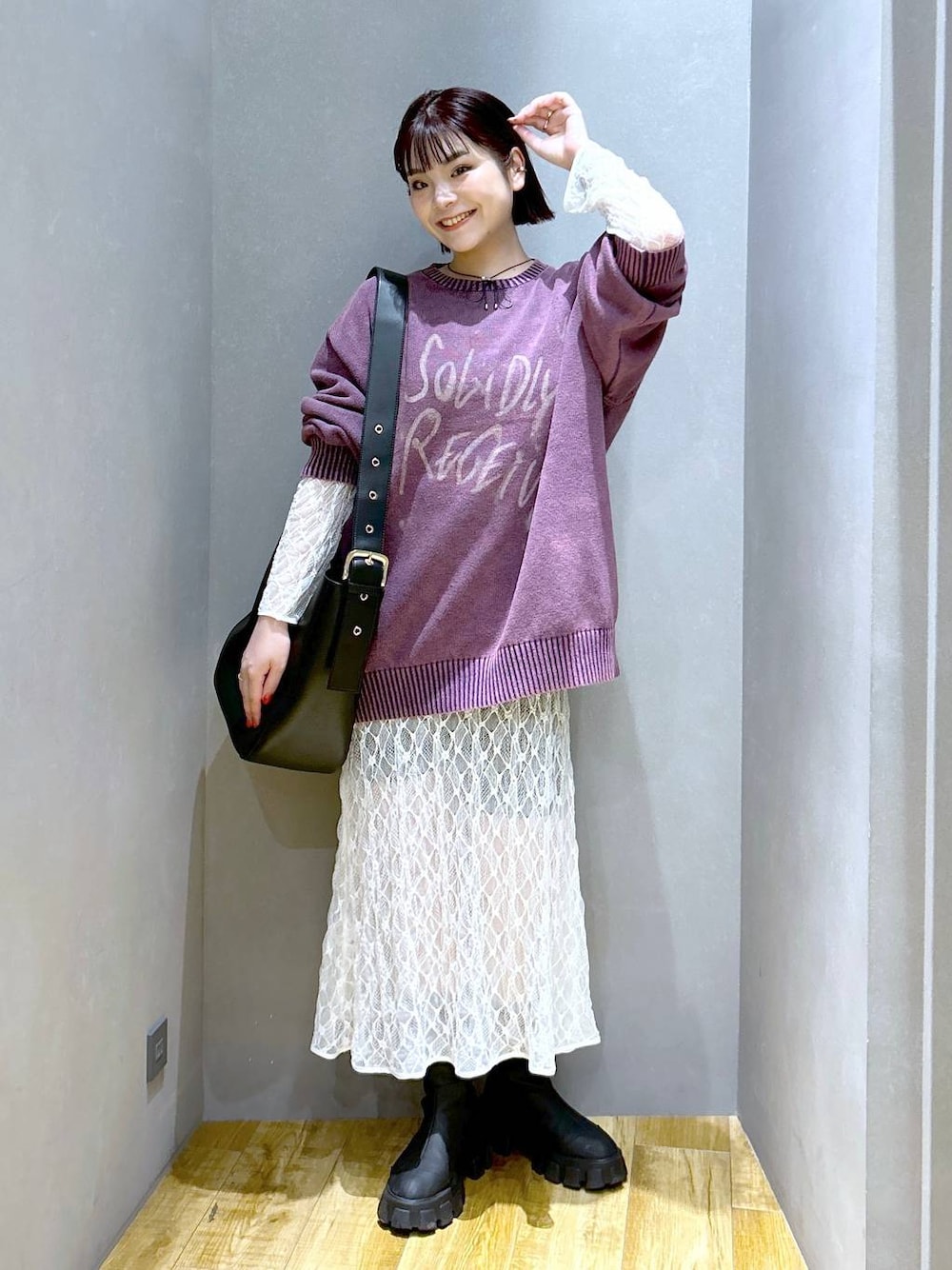 ⭐︎⭐︎⭐︎ JEANASIS（ジーナシス）の「2WAYレースワンピース/149562