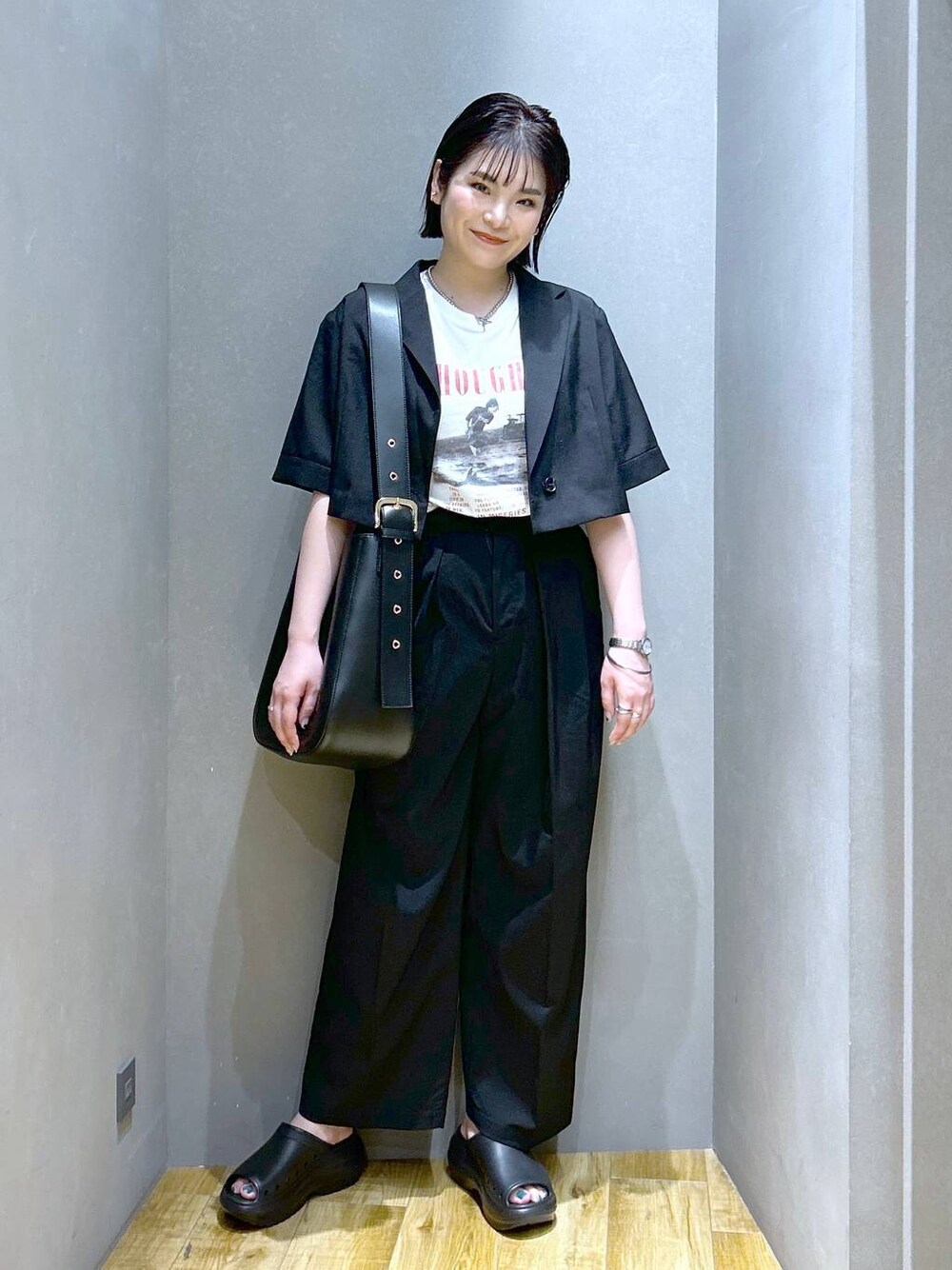 スタッズショートジャケット/129937を使った人気ファッション