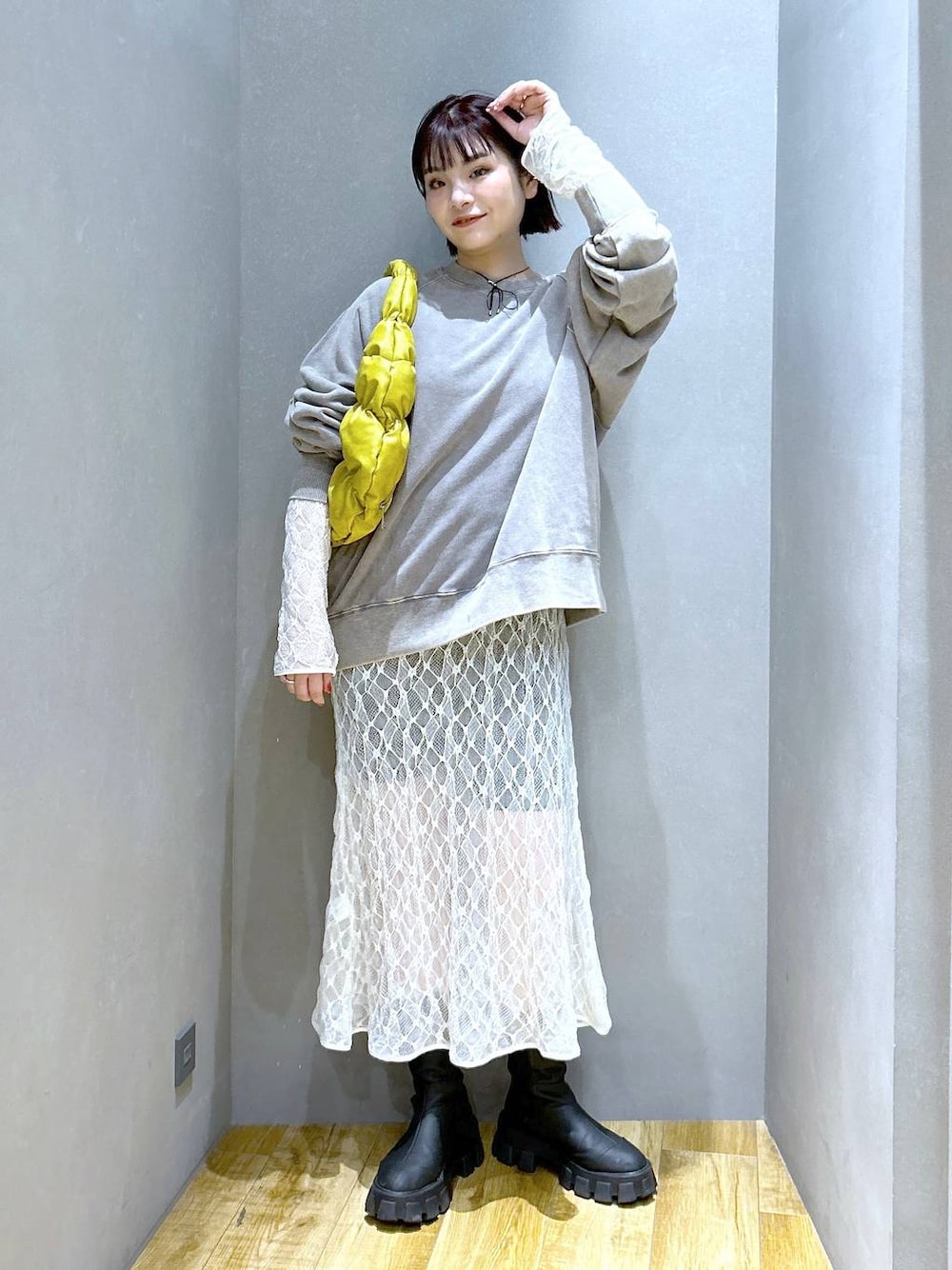 ⭐︎⭐︎⭐︎ JEANASIS（ジーナシス）の「2WAYレースワンピース/149562