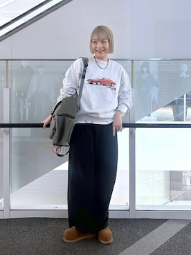 マキ（JEANASiS）さん（レディース・165cm）の冬コーディネート