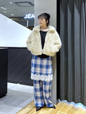 「eL（エル）のアイテム」を使った、マキ（JEANASiS）さん（レディース・165cm）の秋コーディネート