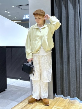 「eL（エル）のアイテム」を使った、マキ（JEANASiS）さん（レディース・165cm）の春コーディネート