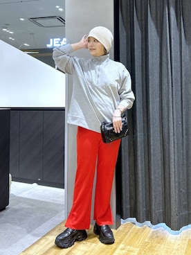 「アイテム（スウェットパンツ）」を使った、マキ（JEANASiS）さん（レディース・165cm・30代）の夏コーディネート