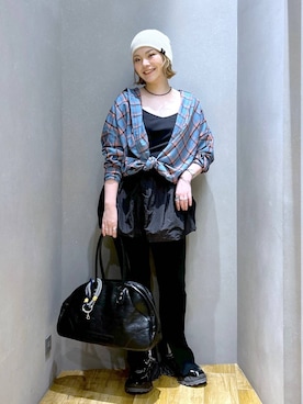 「アイテム（その他トップス）」を使った、マキ（JEANASiS）さん（レディース・165cm）の夏コーディネート