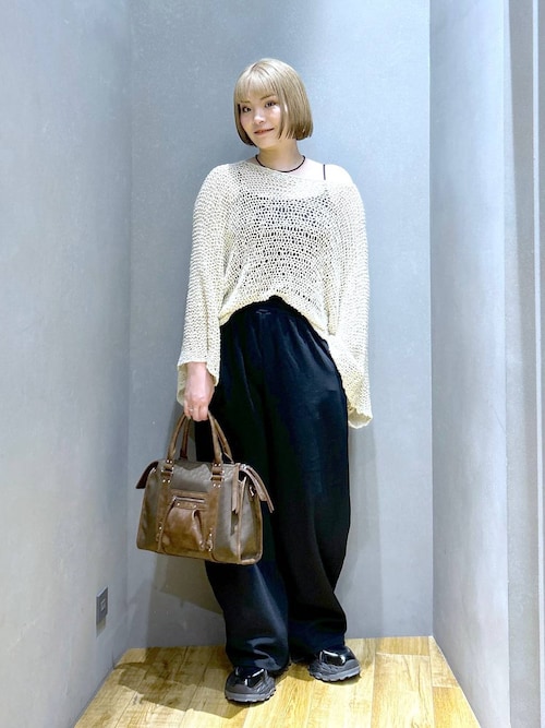 eL】1.5G Wide Loose Pullover/496982（ニット/セーター）｜eL