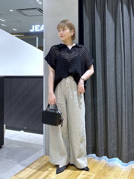 「eL（エル）のアイテム」を使った、マキ（JEANASiS）さん（レディース・165cm）の春コーディネート