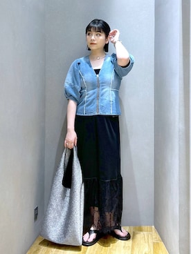 マキ（JEANASiS）さん（レディース・165cm）の春コーディネート