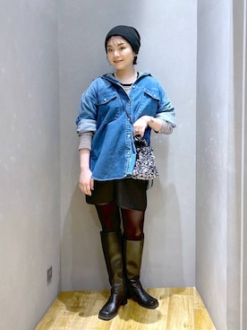マキ(JEANASiS)さん(レディース・165cm)の冬コーディネート