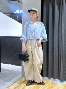 「eL（エル）のアイテム」を使った、マキ（JEANASiS）さん（レディース・165cm）の春コーディネート