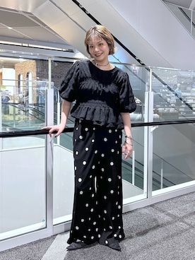 「eL（エル）のアイテム」を使った、マキ（JEANASiS）さん（レディース・165cm）の夏コーディネート