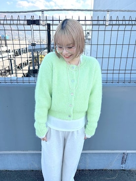 「デート/ロマンティック」｜「アイテム（スウェットパンツ）」を使った、マキ（JEANASiS）さん（レディース・165cm）の秋コーディネート