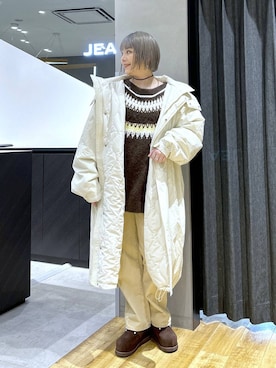 マキ（JEANASiS）さん（レディース・165cm）の冬コーディネート