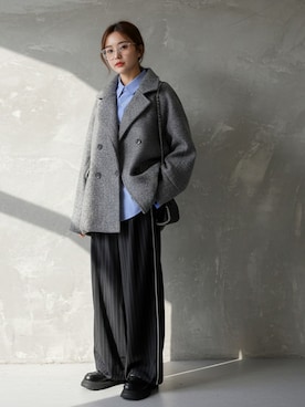 antiquaさん（レディース・157cm）の冬コーディネート