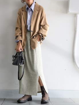 「antiqua（アンティカ）のアイテム」を使った、antiquaさん（レディース・154cm）の秋コーディネート