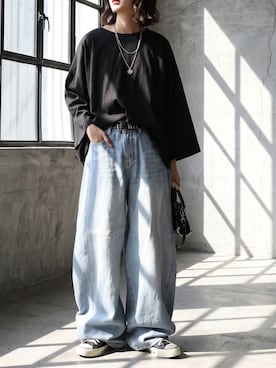 antiquaさん（レディース・154cm）の夏コーディネート