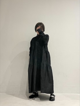 「antiqua」｜「アイテム（ワンピース/ドレス）」を使った、antiquaさん（レディース・152cm）の冬コーディネート