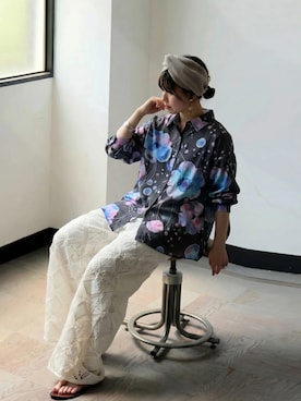 「ブルーコーデ」｜antiquaさん（レディース・161cm）の秋コーディネート