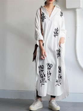 「オトナカジュアル」｜antiquaさん（レディース・154cm）の夏コーディネート