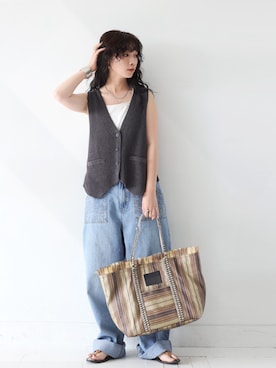 antiquaさん(レディース・154cm)の春コーディネート