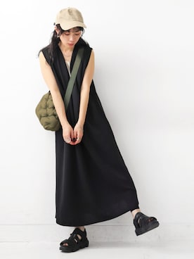 「antiqua」｜「アイテム（ワンピース/ドレス）」を使った、antiquaさん（レディース・164cm）の春コーディネート