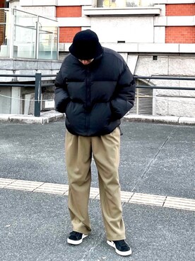 「antiqua（アンティカ）のアイテム」を使った、antiquaさん（メンズ・158cm）の冬コーディネート