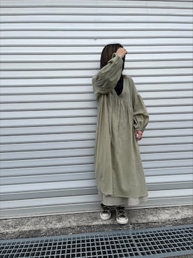 「antiqua」｜「アイテム（ワンピース/ドレス）」を使った、antiquaさん（レディース・154cm）の春コーディネート