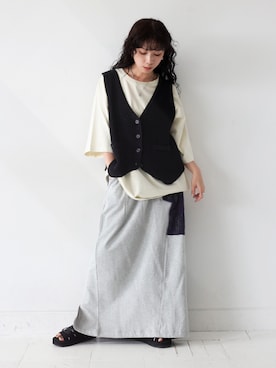 antiquaさん（レディース・154cm）の春コーディネート
