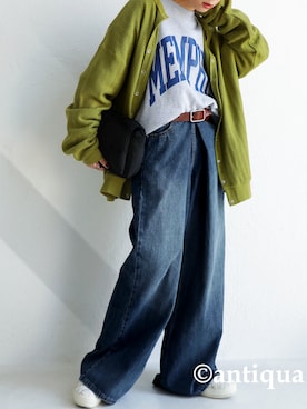 antiquaさん(レディース・165cm)の冬コーディネート
