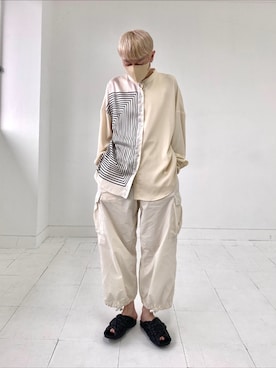 「antiqua（アンティカ）のアイテム」を使った、antiquaさん（メンズ・158cm）の秋コーディネート