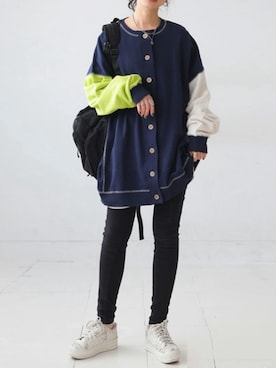 antiquaさん（レディース・154cm）の冬コーディネート