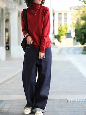 antiquaさん（レディース・159cm）の秋コーディネート